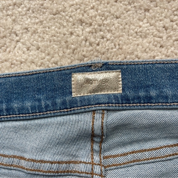 Mother The Dusty Cuff Fray Shoot to Thrill Jeans - Picture 3 of 8